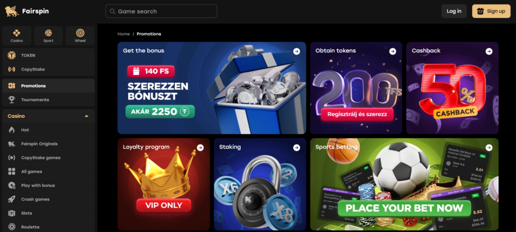 Fairspin promo code no deposit bonus