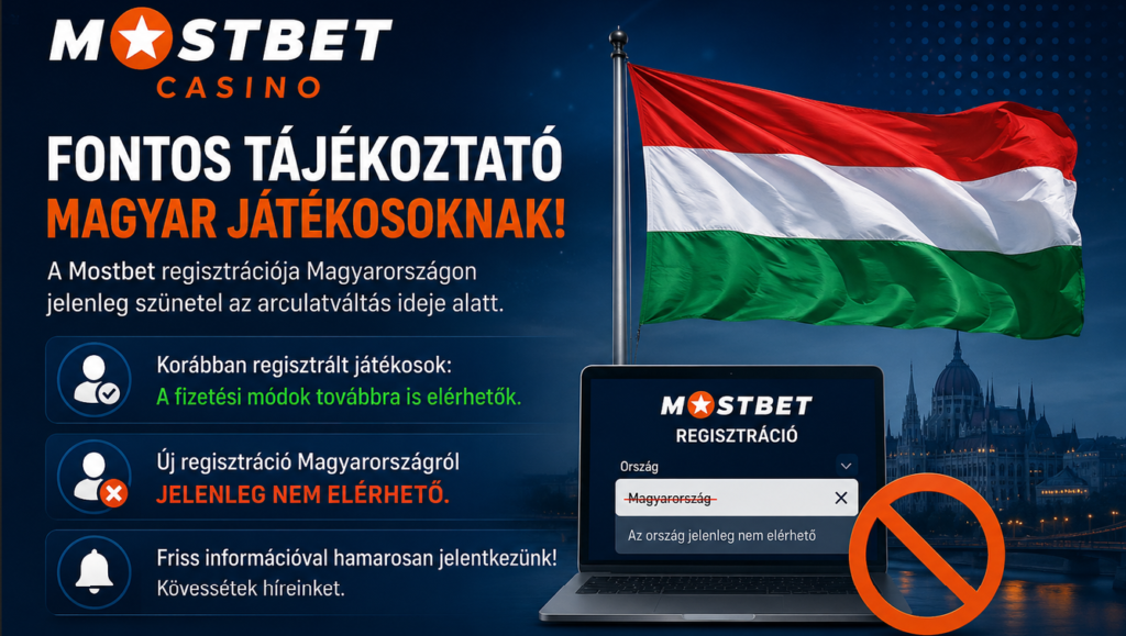 Tájékoztató magyar játékosok részére – Mostbet regisztráció