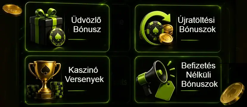 Regisztrációs online kaszinó bónuszok